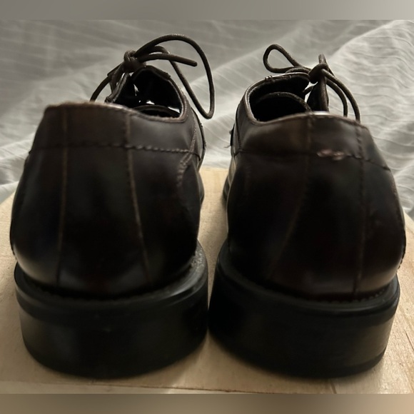 Men's FLORSHEIM IMPERIAL  Brown Derby Oxford Shoes Size 11.5D - Picture 4 of 8